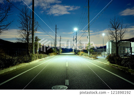 Night view of Nashiro New Town Night view of Nashiro New Town 121898192