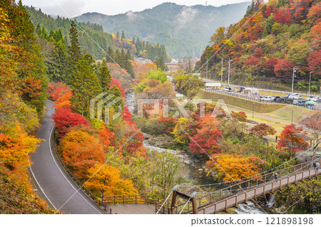 Autumn foliage as seen from the observation deck of Oihira Park in Toyota City (Aichi Prefecture) Autumn foliage as seen from the observation deck of Oihira Park in Toyota City (Aichi Prefecture) 121898198