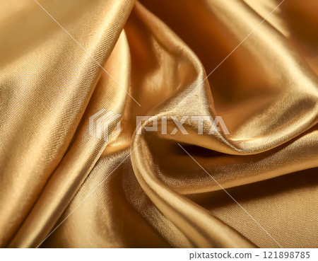 絲綢背景圖片素材金色 121898785