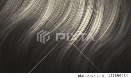 Hair texture background. Close up of natural hair. AI-generated item 121899484