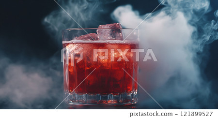 Smoky refreshing cocktail Smoky refreshing cocktail 121899527