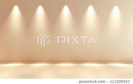 Brightly lit minimalist gallery wall Brightly lit minimalist gallery wall 121899563