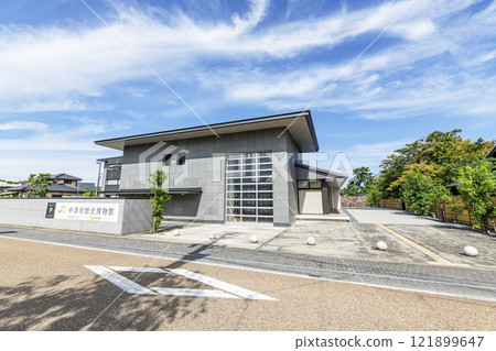 Nakatsu City History Museum on a sunny day in Nakatsu City, Oita Prefecture 121899647