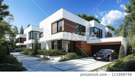 Residential image: Modern detached house 121899748