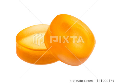 jelly fruit candies isolated 121900175