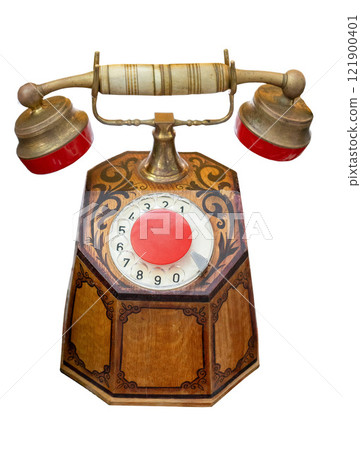 Vintage Rotary Telephone. Old Phone 121900401