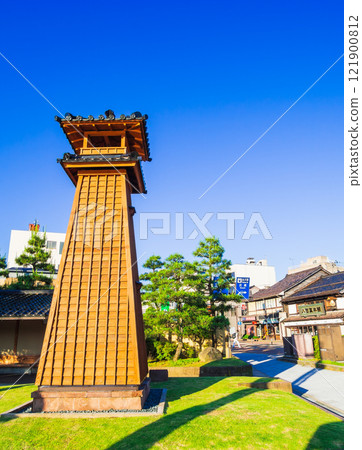 淺野川大橋旁的金澤火災瞭望塔 121900812