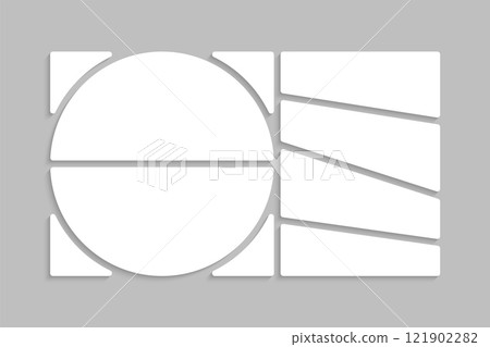 Template collage of six frames, images, photo Template collage of six frames, images, photo 121902282