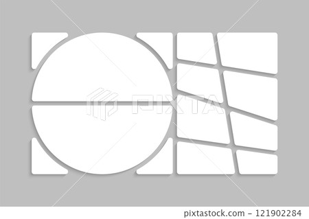 Template collage of ten frames, images, photo 121902284