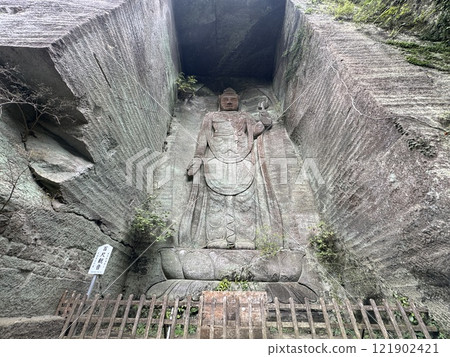 Nokogiriyama Great Buddha Wall Buddha Nokogiriyama Great Buddha Wall Buddha 121902421