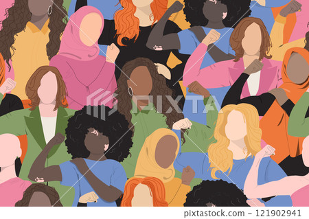 International Women's Day 2025 background. 121902941