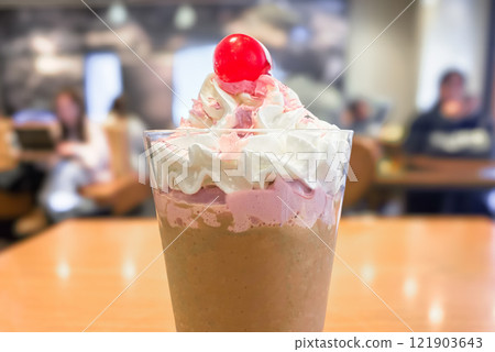 Sweet drinks at a cafe Sweet drinks at a cafe 121903643