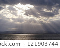 Shimane Prefecture (Sunrise over Lake Shinji) 121903744