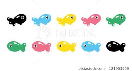 fish icon goldfish swimming doodle cartoon character vector logo candy glossy colorful tuna symbol clip art illustration design fish icon goldfish swimming doodle cartoon character vector logo candy glossy colorful tuna symbol clip art illustration design 121903999