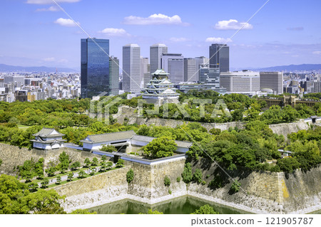 大阪城塔及摩天大樓(大阪府大阪市) 大阪城塔及摩天大樓(大阪府大阪市) 121905787