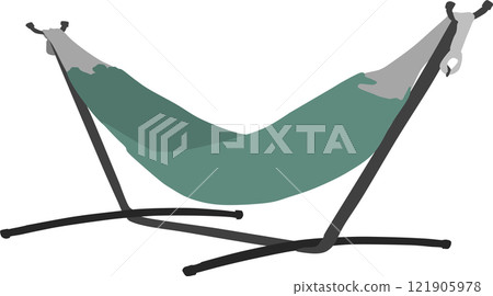 Hammock graphic material illustration Hammock graphic material illustration 121905978