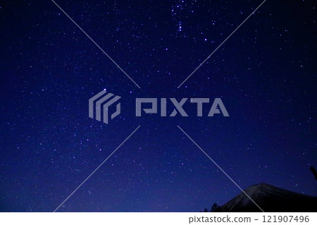 從富士山看到的星空 121907496