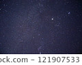 Starry sky seen from Mt.Fuji 121907533