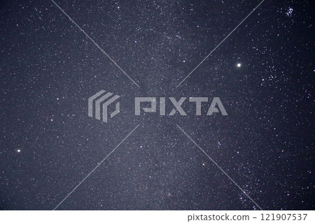 Starry sky seen from Mt.Fuji 121907537