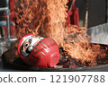 Ome Daruma Market Burning Ceremony 121907788