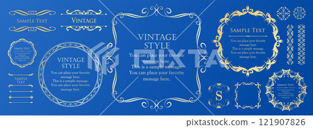 Antique frame set Antique frame set 121907826