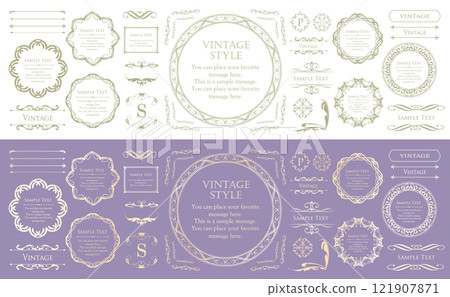 Antique frame set 121907871