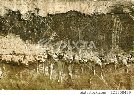 Texture or background of Cross section of concrete footpath. 121908439