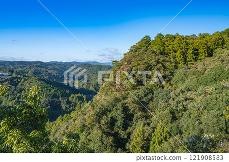 從岩田市獅子花公園眺望的景色（靜岡縣） 121908583