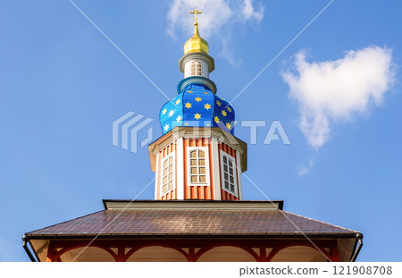 Petrovskaya Tower of The Holy Dormition Pskovo-Pechersky (Pskov-Caves) monastery Petrovskaya Tower of The Holy Dormition Pskovo-Pechersky (Pskov-Caves) monastery 121908708