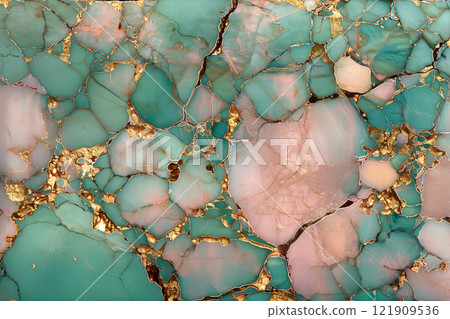 This stunning piece features Green Agate with Gold Accents and intricate Textures This stunning piece features Green Agate with Gold Accents and intricate Textures 121909536