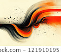 Flat monochromatic design, for tech and modern themes. 121910195