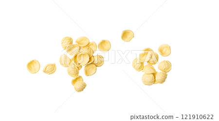Raw Orecchiette Pasta, Homemade Dry Macaroni, Italian Recchietedde 121910622