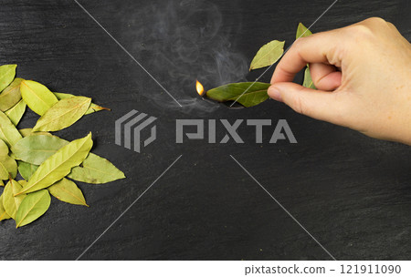 Dry Bay Leaves, Laurel Leaf, Natural Spicy Bayleaf, Fragrant Ingredient, Aromatic Spice 121911090