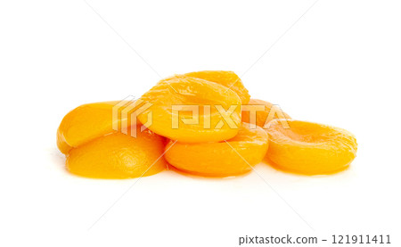 Canned Peaches, Apricot Halves in Syrup, Yellow Fruit Dessert, Tinned Nectarine Compote Canned Peaches, Apricot Halves in Syrup, Yellow Fruit Dessert, Tinned Nectarine Compote 121911411
