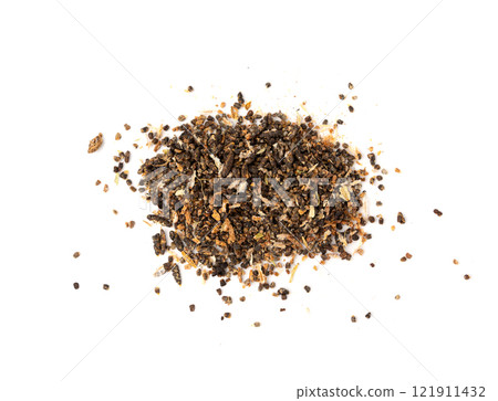 Cardamom Seeds Isolated, Dry Cardamon Cardamom Pods on White Background 121911432