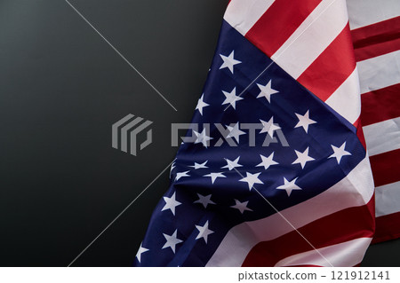Photo of American flag on dark background with keywords Flag Day Memorial Day Photo of American flag on dark background with keywords Flag Day Memorial Day 121912141