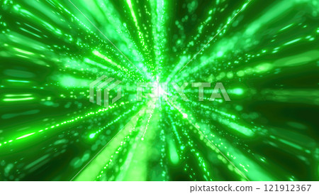 Bright green explosion of light particles radiating outward in a dynamic burst, creating a futuristic and energetic effect in a cosmic setting Bright green explosion of light particles radiating outward in a dynamic burst, creating a futuristic and energetic effect in a cosmic setting 121912367