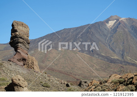Volcanic rocks near Volcano Teide, Tenerife island, Spain Volcanic rocks near Volcano Teide, Tenerife island, Spain 121912395