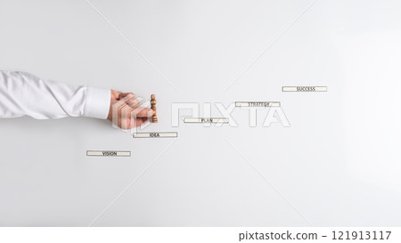 Business vision and success concept Business vision and success concept 121913117