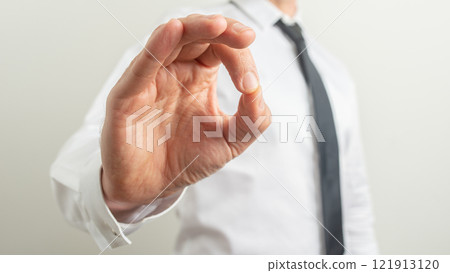 Businessman making ok sign 121913120
