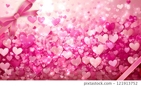 Cute background with pink hearts Cute background with pink hearts 121913752