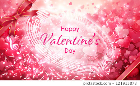 可愛的背景與粉紅色的心 121913878