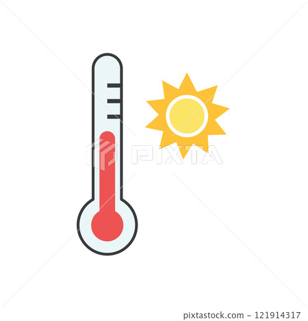 Thermometer icon design Thermometer icon design 121914317