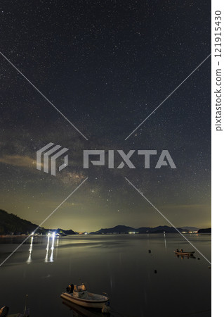瀨戶內春天的星空：島波上空的銀河 121915430