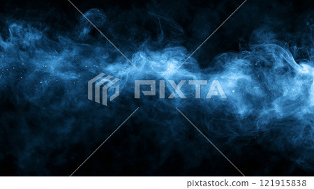 Black background and smoke 121915838