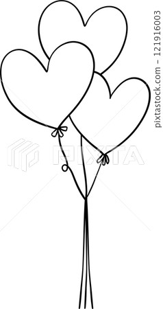 Heart shape in speech outline Heart shape in speech outline 121916003