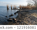 Sakamoto Castle: Stone walls submerged in Lake Biwa 121916081