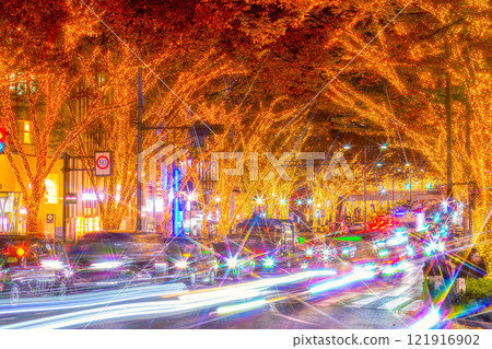 Tokyo Omotesando Christmas Illuminations 2024 121916902