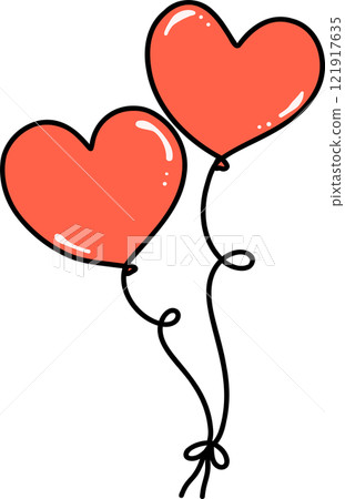 Cute Heart Balloons Cute Heart Balloons 121917635