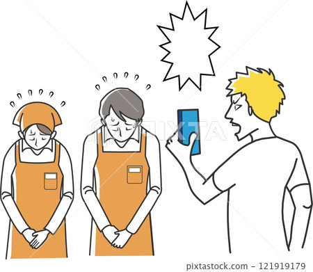 Customer harassment: Recording a store clerk's apology and posting it on social media Customer harassment: Recording a store clerk's apology and posting it on social media 121919179